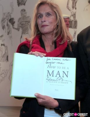 lauren hutton in How To Be A Man Book Launch