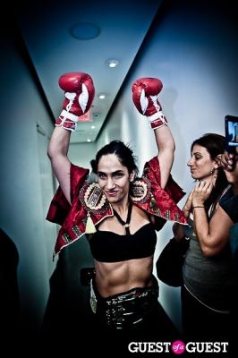 leila fazel in Celebrity Fight4Fitness Event at Aerospace Fitness