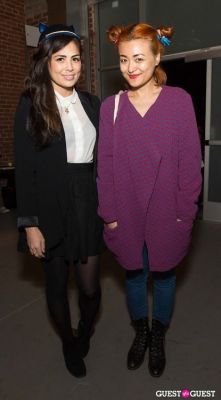 leilani shimoda-and-renee-chen in Cat Art Show Los Angeles Opening Night Party at 101/Exhibit