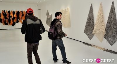 leonard marchal in Ricardo Rendon "Open Works" exhibition opening