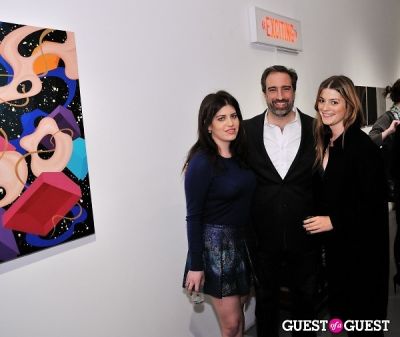 adam greenberger in Retrospect exhibition opening at Charles Bank Gallery