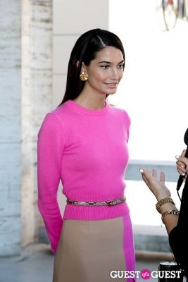lily aldridge in Michael Kors 2013 Couture Council Awards