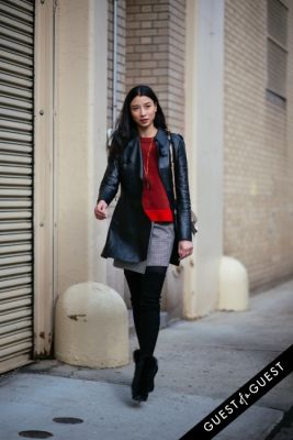 lily kwong in NYFW Street Style Day 8