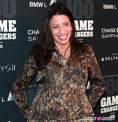 lisa anastos in 2011 Huffington Post and Game Changers Award Ceremony