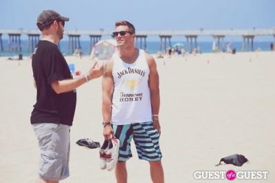 mike kelly in Thrillist and Jack Honey Present Honey House: Beach Games & Bars