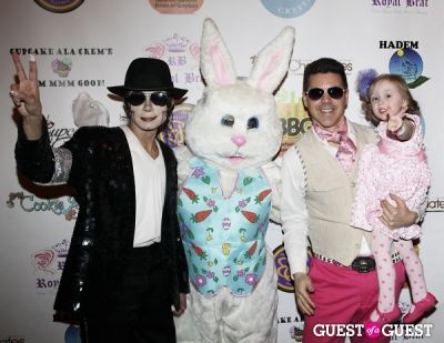 easter bunny in Cupcakes That Care Red Carpet Family Event