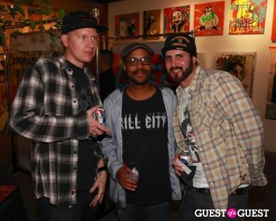 antoine perkins in Alec Monopoly's 'Park Place' Gallery Opening