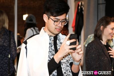 mark eric in Spring Selfie at Owen hosted by Danielle Bernstein of We Wore What