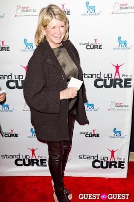 martha stewart in Stand Up for a Cure 2013 with Jerry Seinfeld