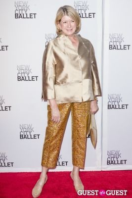martha stewart in New York City Ballet's Fall Gala