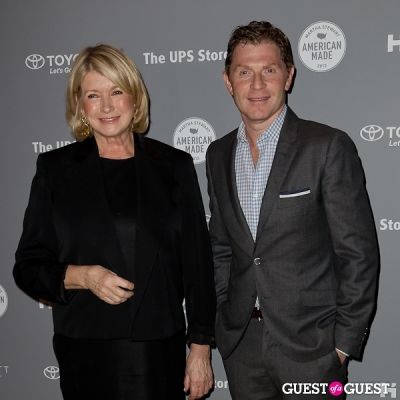 bobby flay in Martha Stewart and Andy Cohen and the Second Annual American Made Awards