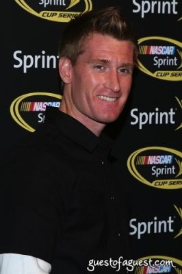marty smith in NASCAR CHamp Celebration Red Carpet
