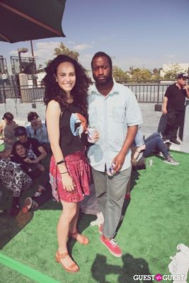 amika akaya in FILTER x Burton LA Flagship Store Rooftop Pool Party With White Arrows 
