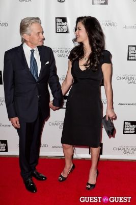 michael douglas in 40th Annual Chaplin Awards honoring Barbra Streisand
