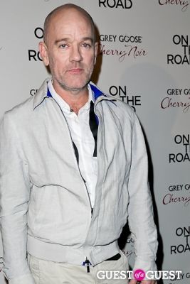 michael stipe in NY Premiere of ON THE ROAD