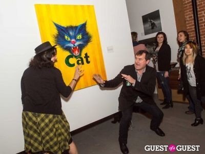 michael wolf in Cat Art Show Los Angeles Opening Night Party at 101/Exhibit