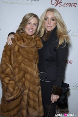 michelle russel-and-anna-rothschild in Anna Rothschild's Holiday Party @ Velour