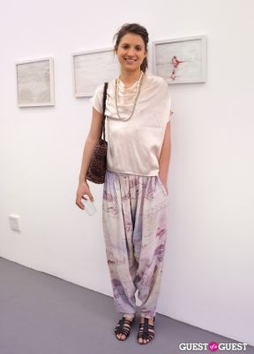 mikaela bradburry in Third Order exhibition opening event at Charles Bank Gallery