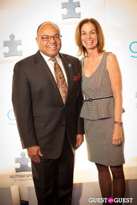 mike tirico in NASCAR and Autism Speaks Present Speeding for a Cure 2013