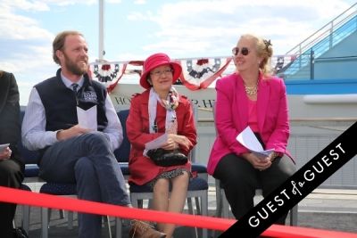 gale a.-brewer in Hornblower Re-Dedication & Christening at South Seaport's Pier 15