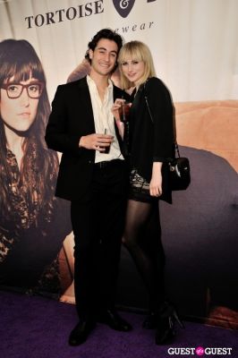 beau campbell in Tortoise & Blonde Eyewear Collection Launch