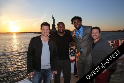 nick lachey in Hornblower Re-Dedication & Christening at South Seaport's Pier 15