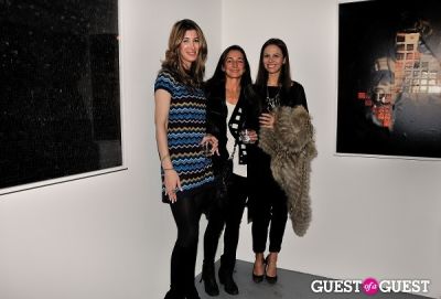 nicole walsh in Garrett Pruter - Mixed Signals exhibition opening