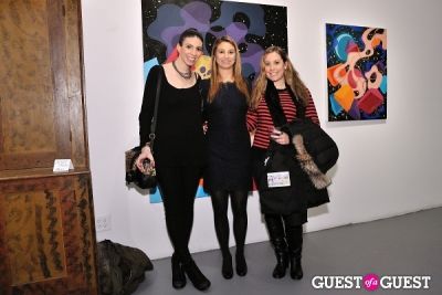 alex goldstein in Retrospect exhibition opening at Charles Bank Gallery