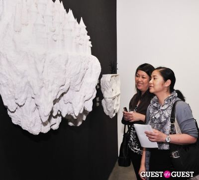 elena maningat in Ronald Ventura: A Thousand Islands opening at Tyler Rollins Gallery