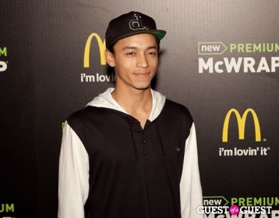 nyjah huston in McDonald's Premium McWrap Launch With John Martin and Tyga Performance