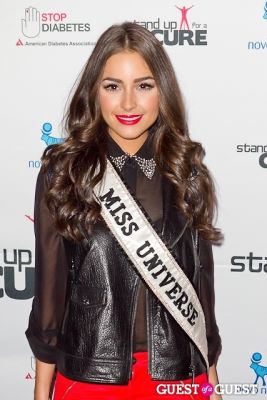 olivia culpo in Stand Up for a Cure 2013 with Jerry Seinfeld