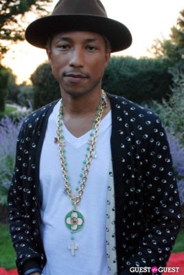 pharrell in New Orleans in the Hamptons