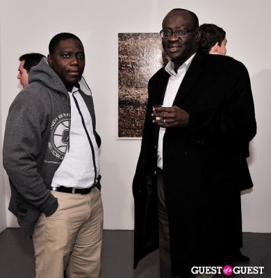 prince akpesey in Garrett Pruter - Mixed Signals exhibition opening