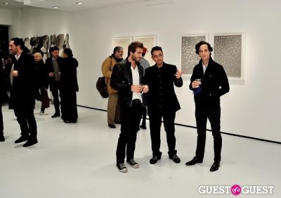 mael mitterrand in Ricardo Rendon "Open Works" exhibition opening