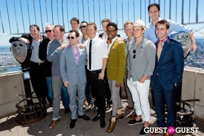 billy porter in Tony Award Nominees Photo Op Empire State Building