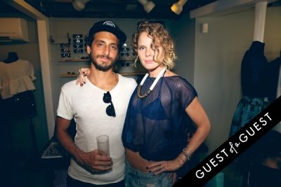 rob mckinley in Cynthia Rowley co-hosts a beach-backyard party in Montauk with Pret-à-Surf and Sleepy Jones