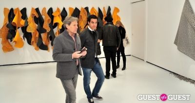 david farhi in Ricardo Rendon "Open Works" exhibition opening