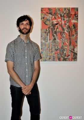 ryan russo in Inglorious Materials exhibition opening at Charles Bank Gallery