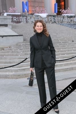 sandra bernhard in Vanity Fair's 2014 Tribeca Film Festival Party Arrivals