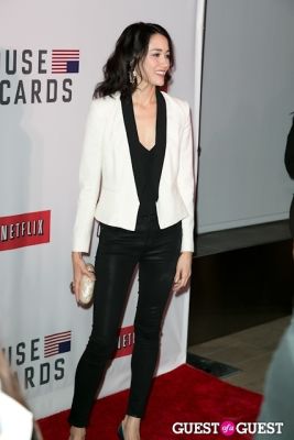 sandrine holt in Netflix Presents the House of Cards NYC Premiere