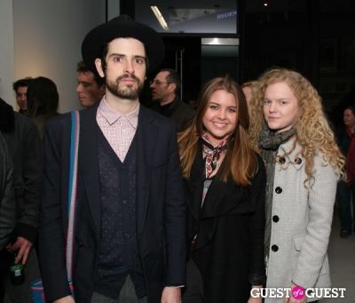 devendra banhart in Clare Rojas Exhibition Opening at PRISM LA