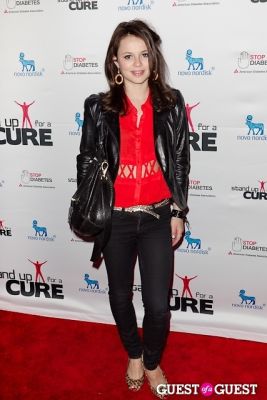 sasha cohen in Stand Up for a Cure 2013 with Jerry Seinfeld