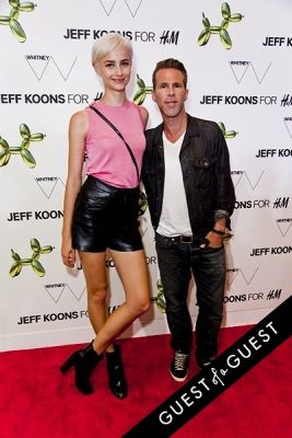 scott lipps in Jeff Koons for H&M Launch Party