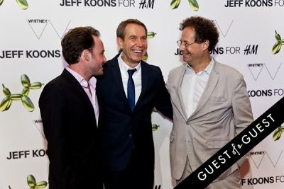jeff koons in Jeff Koons for H&M Launch Party