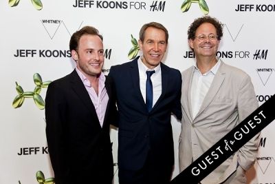 jeff koons in Jeff Koons for H&M Launch Party
