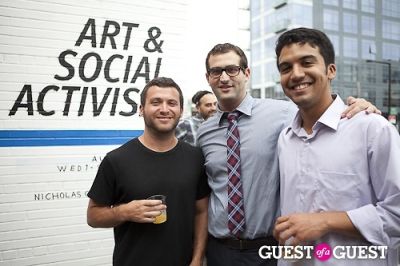 seth klein in Art and Social Activism Exhibition Opening