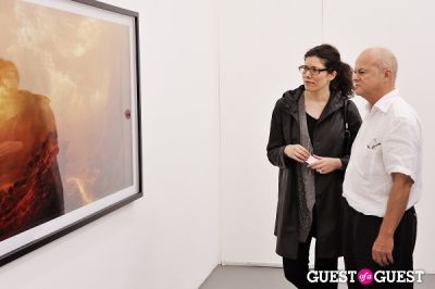 shelia blum in Kim Keever opening at Charles Bank Gallery