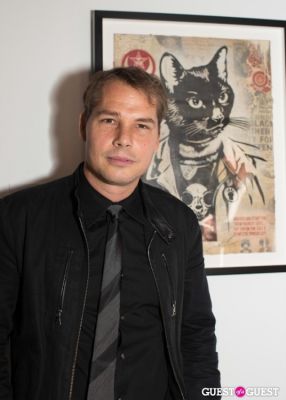 shepard fairey in Cat Art Show Los Angeles Opening Night Party at 101/Exhibit