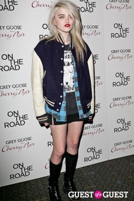 sky ferreira in NY Premiere of ON THE ROAD