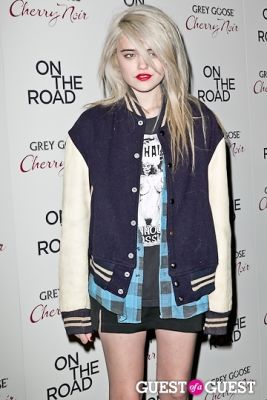 sky ferreira in NY Premiere of ON THE ROAD